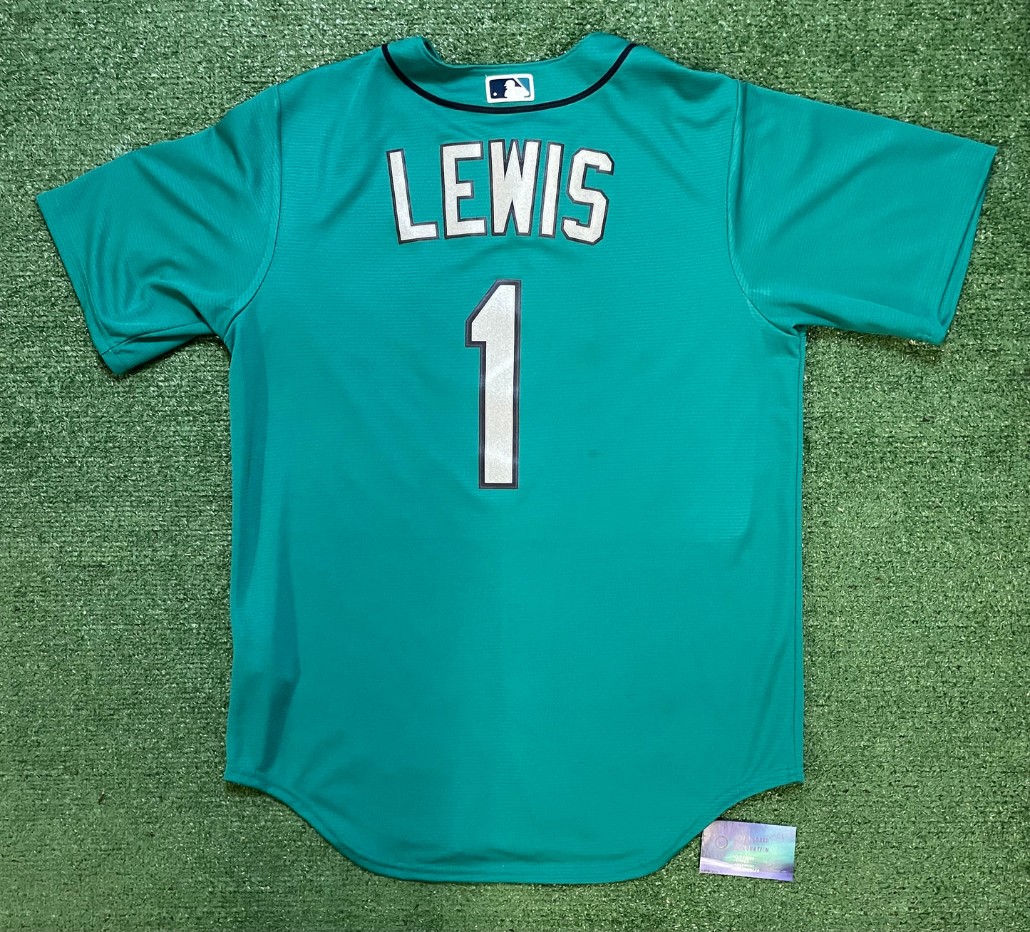 Seattle mariners Nike teal Kyle Lewis jersey