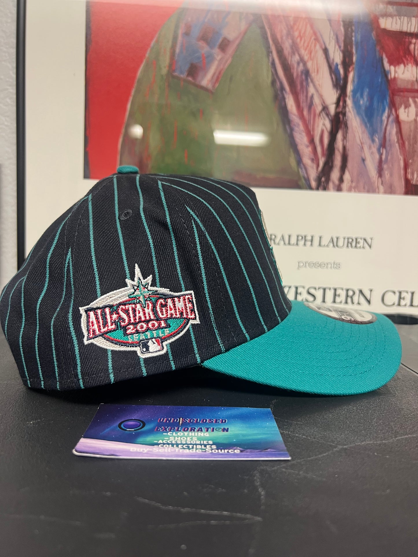 Seattle Mariners pinstripe all star game 2001 hat