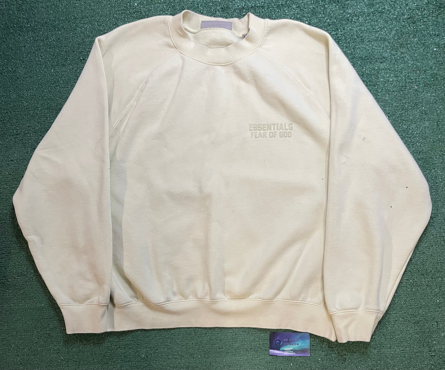 Essentials Fear Of God canary crewneck