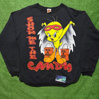 Vintage Looney Tunes Tweety Bird Crewneck