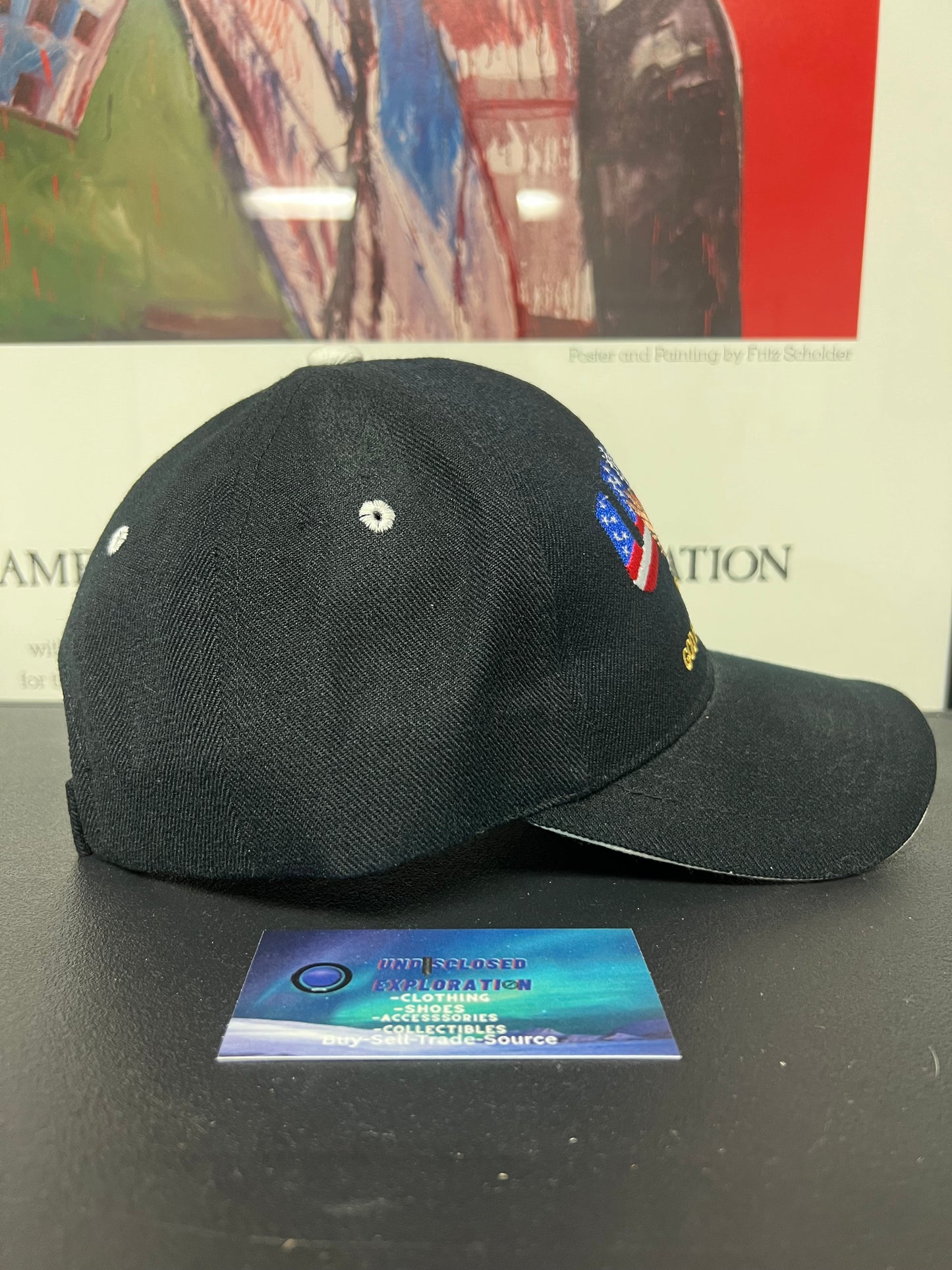 Vintage USA God bless America hat