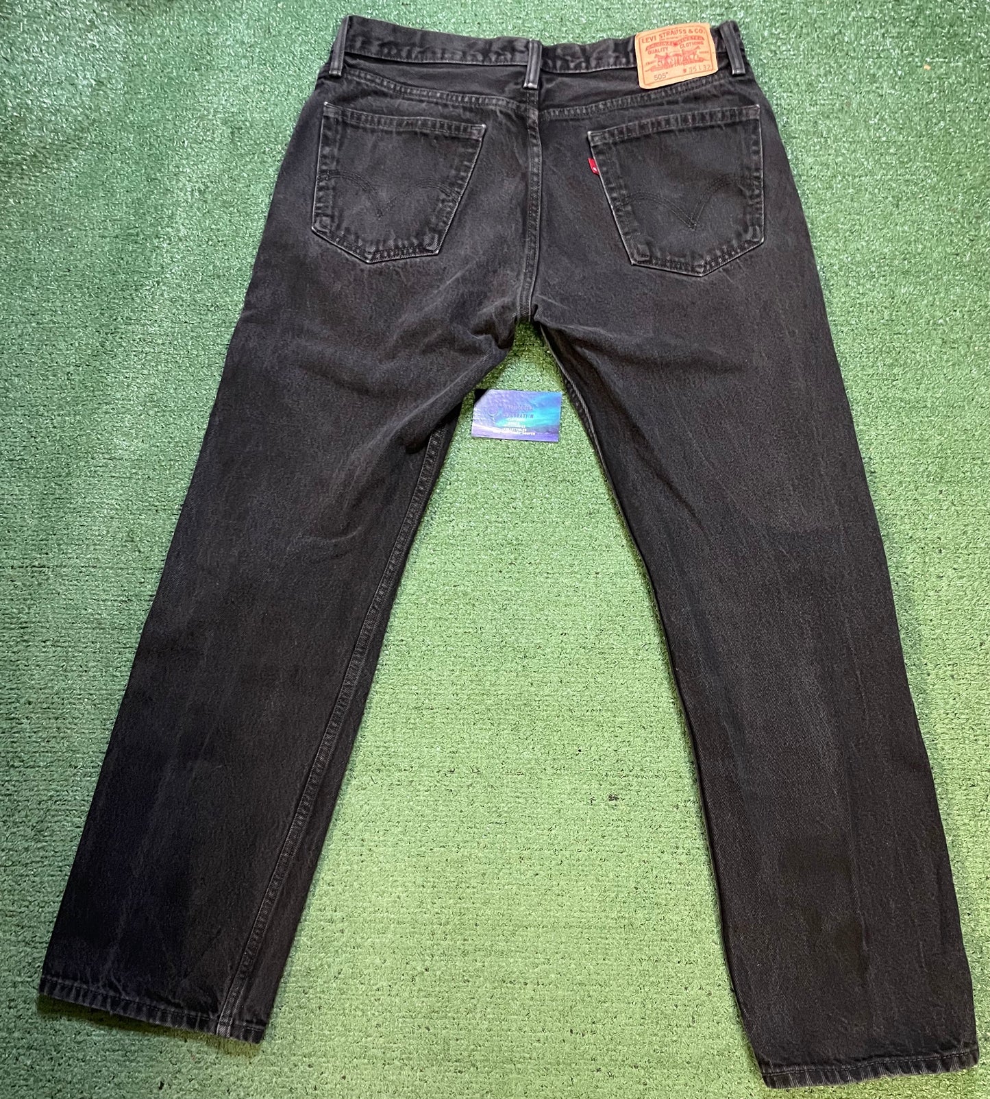 Levi 505 black jeans