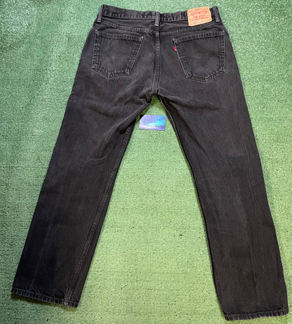 Levi 505 black jeans