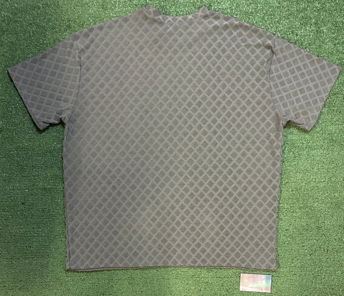 boohooMAN grey quilted tee