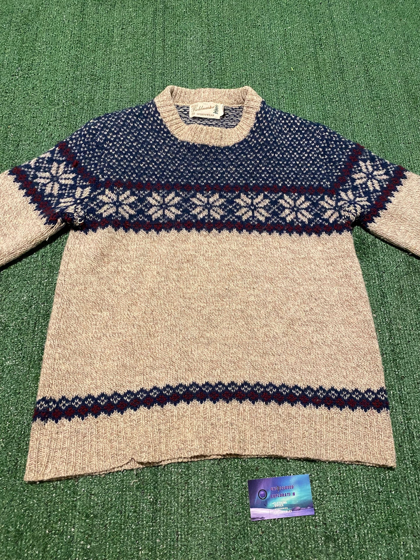 Vintage knitted fieldmaster sweater