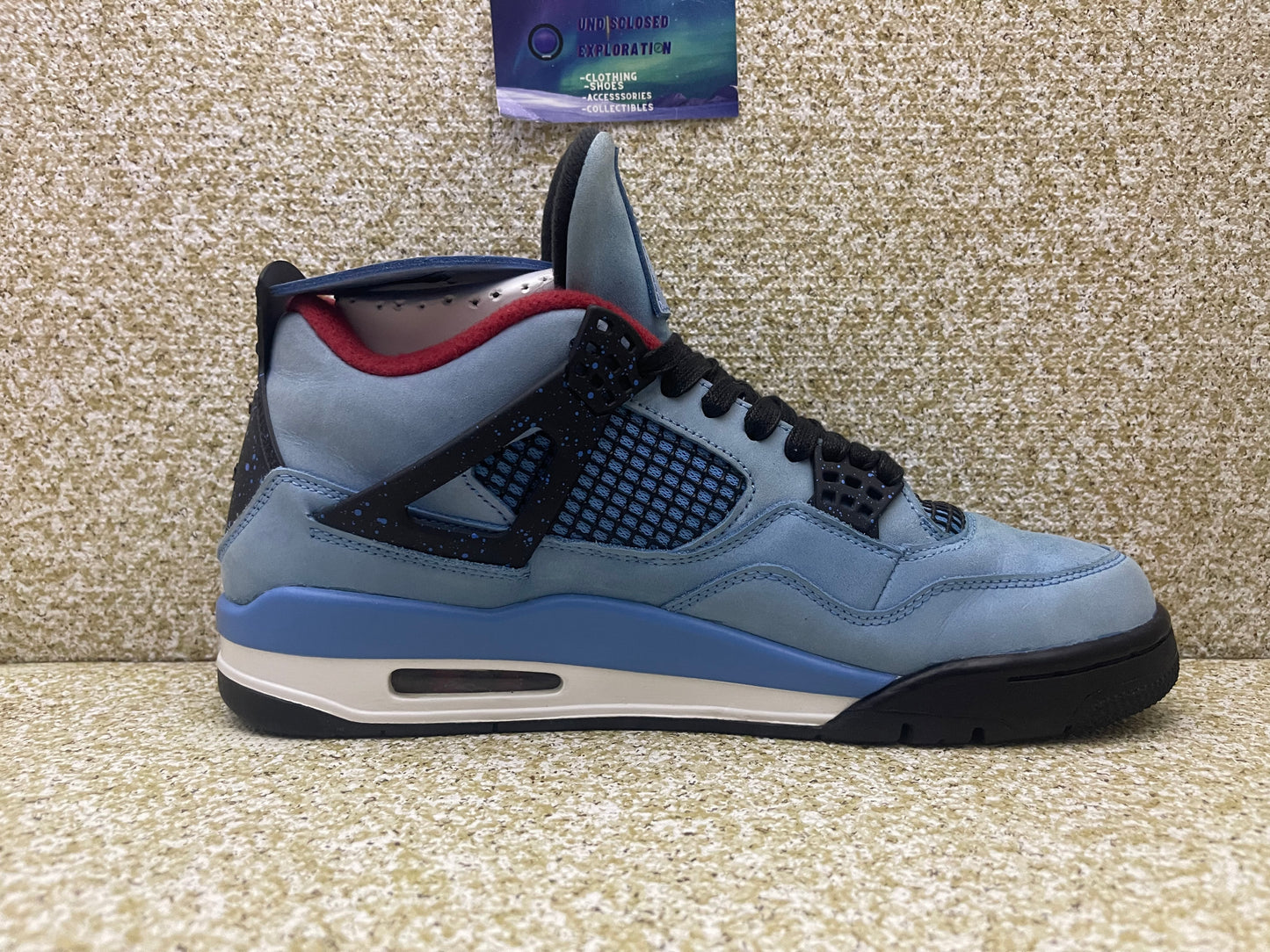 Jordan 4 Travis Scott Cactus Jack 10 Men/11.5 Women “Preowned”