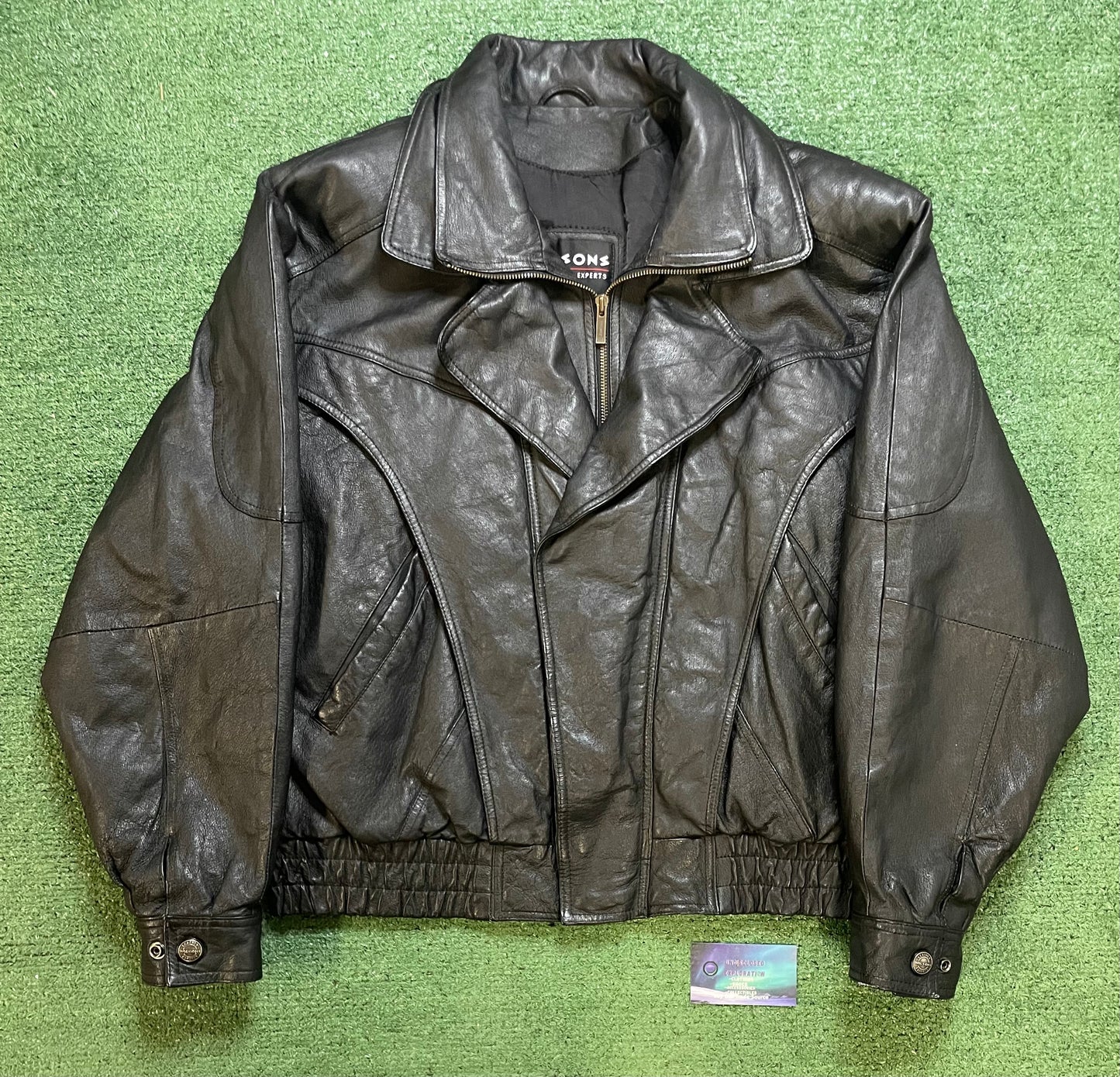 Vintage Wilson black leather jacket