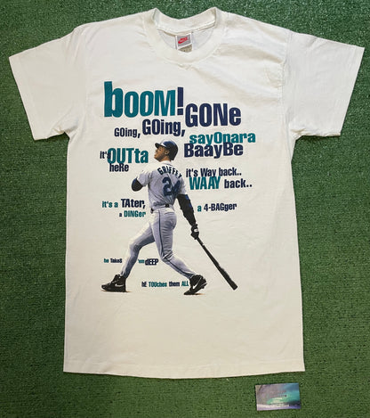 Vintage 1990s Nike Ken Griffey Seattle Mariners double sided tee