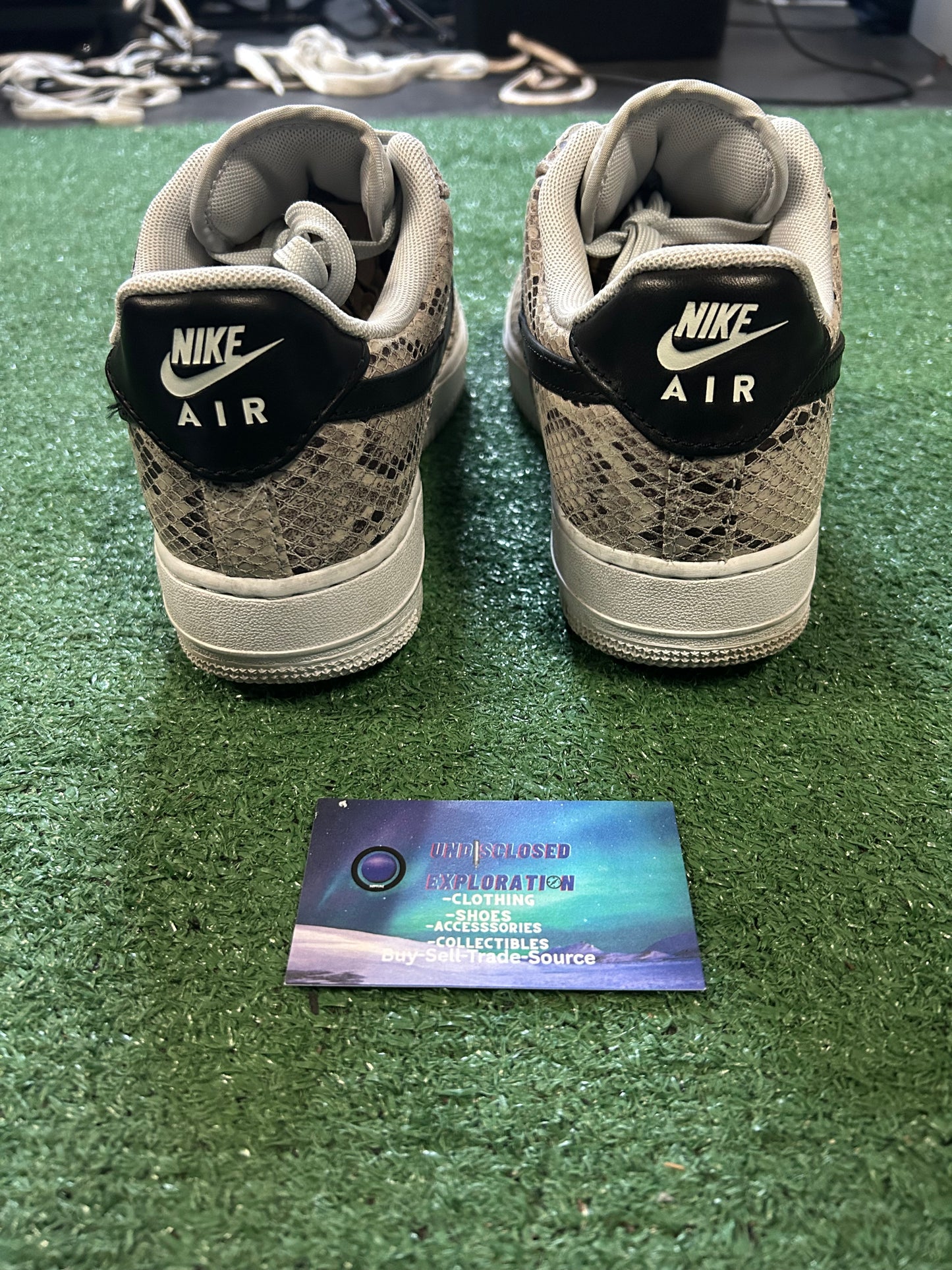 Nike Air Force 1 low snakeskin size 8men/9.5women