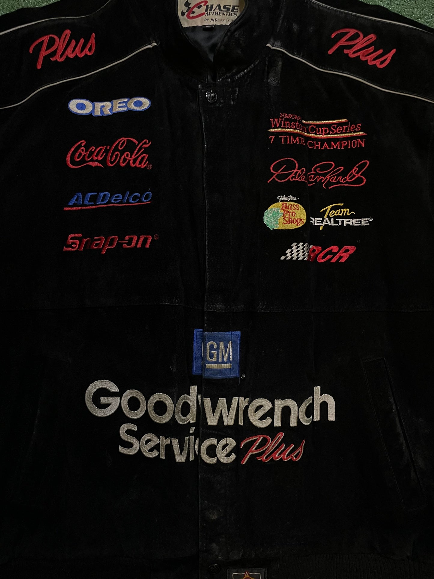 Vintage Goodwrench Service Plus black nascar jacket
