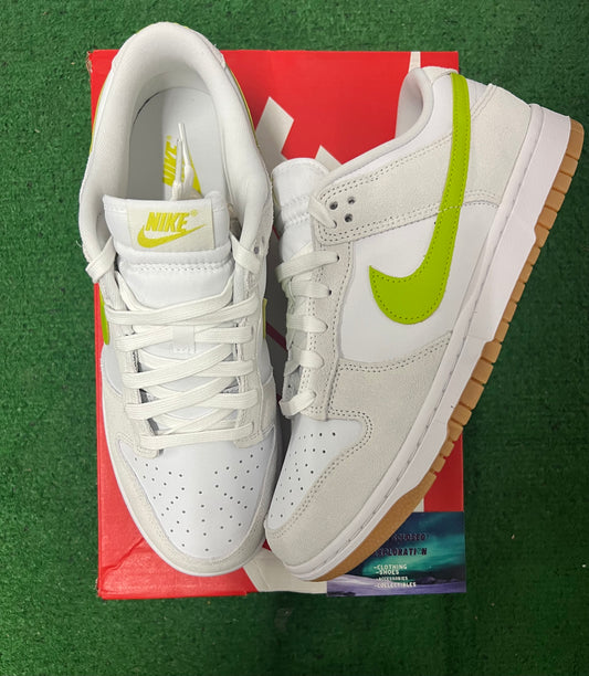 Nike dunk low white bright cactus