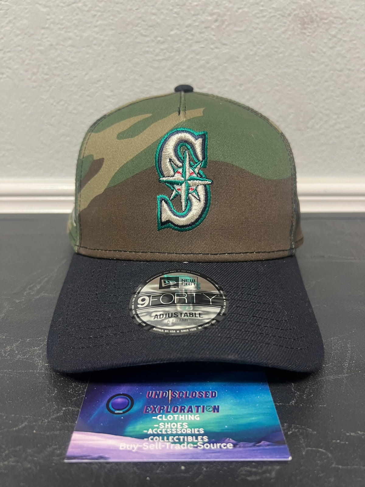 Seattle Mariners camo 30th anniversary new era hat