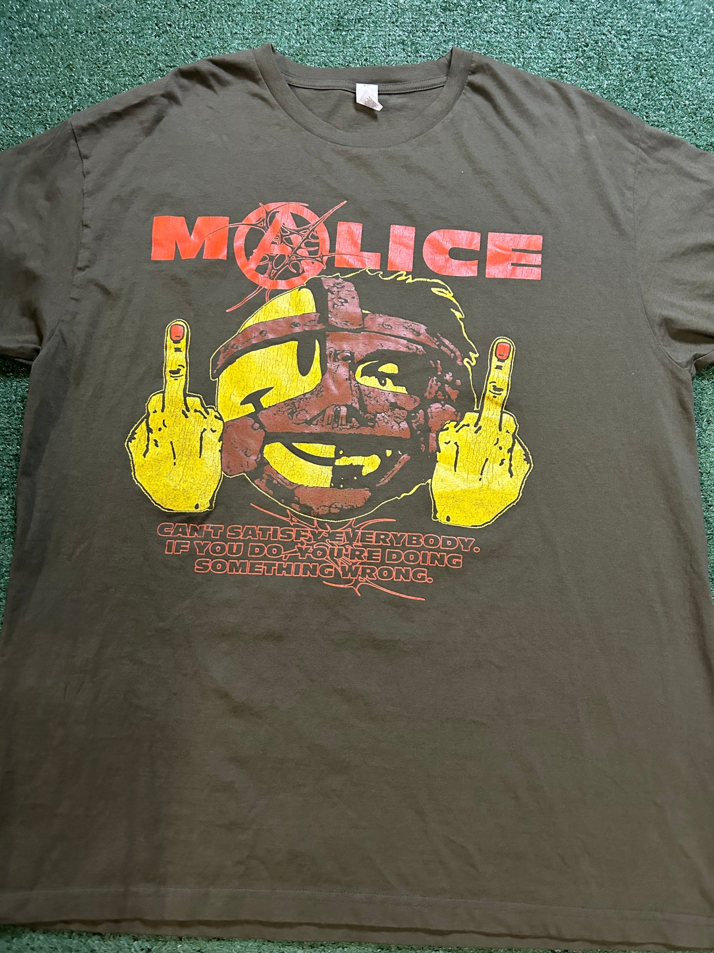 Malicewear olive green tee