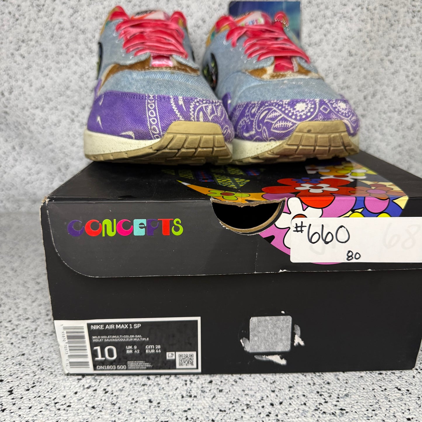 Nike Air Max 1 Concepts Far Out 10 Men “Preowned”