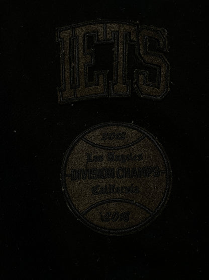 Black & brown suede Jets jacket
