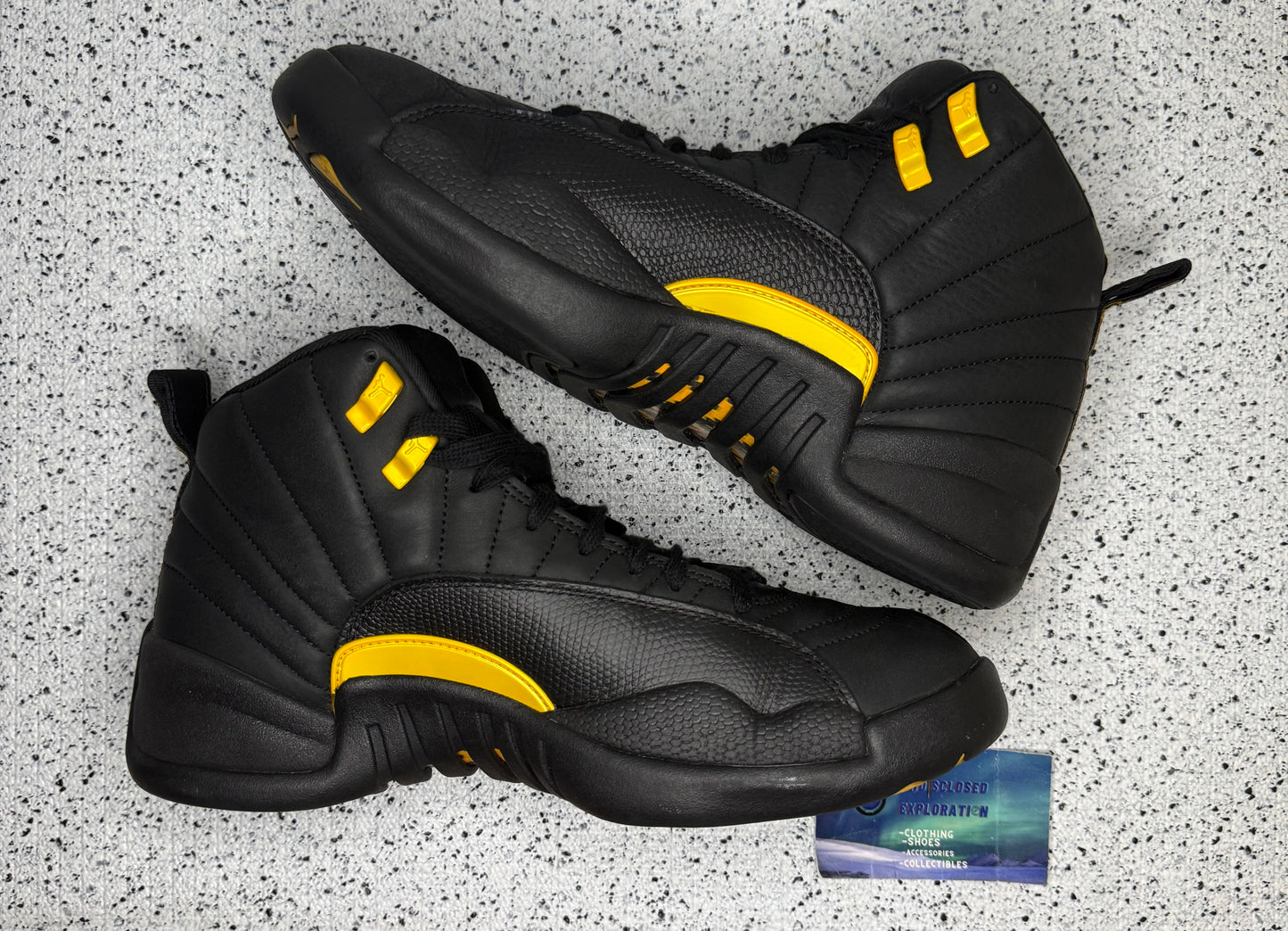 Jordan 12 Black Taxi 9 Men/10.5 Women “Preowned”