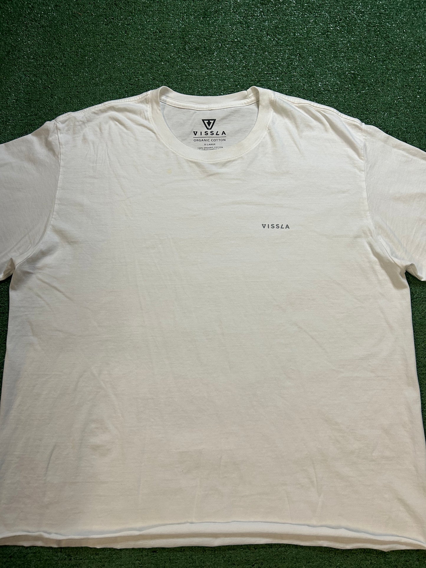 Vissla organic white cotton tee