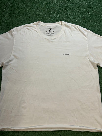 Vissla organic white cotton tee