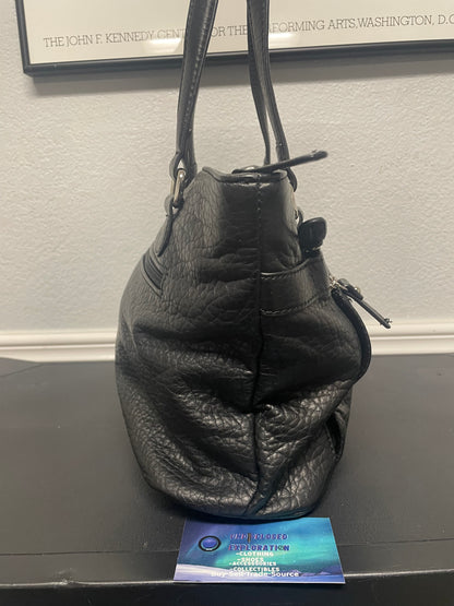 Giani Bernini black leather bag