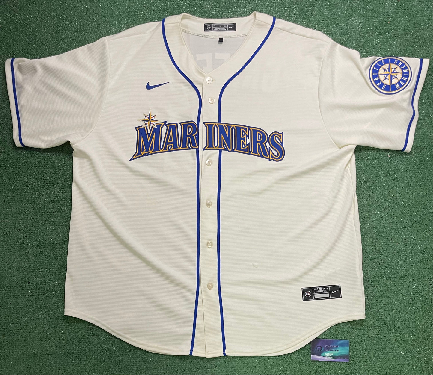 Seattle Mariners Nike Ken Griffey #24 white jersey