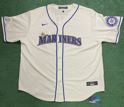 Seattle Mariners Nike Ken Griffey #24 white jersey