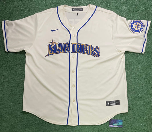 Seattle Mariners Nike Ken Griffey #24 white jersey