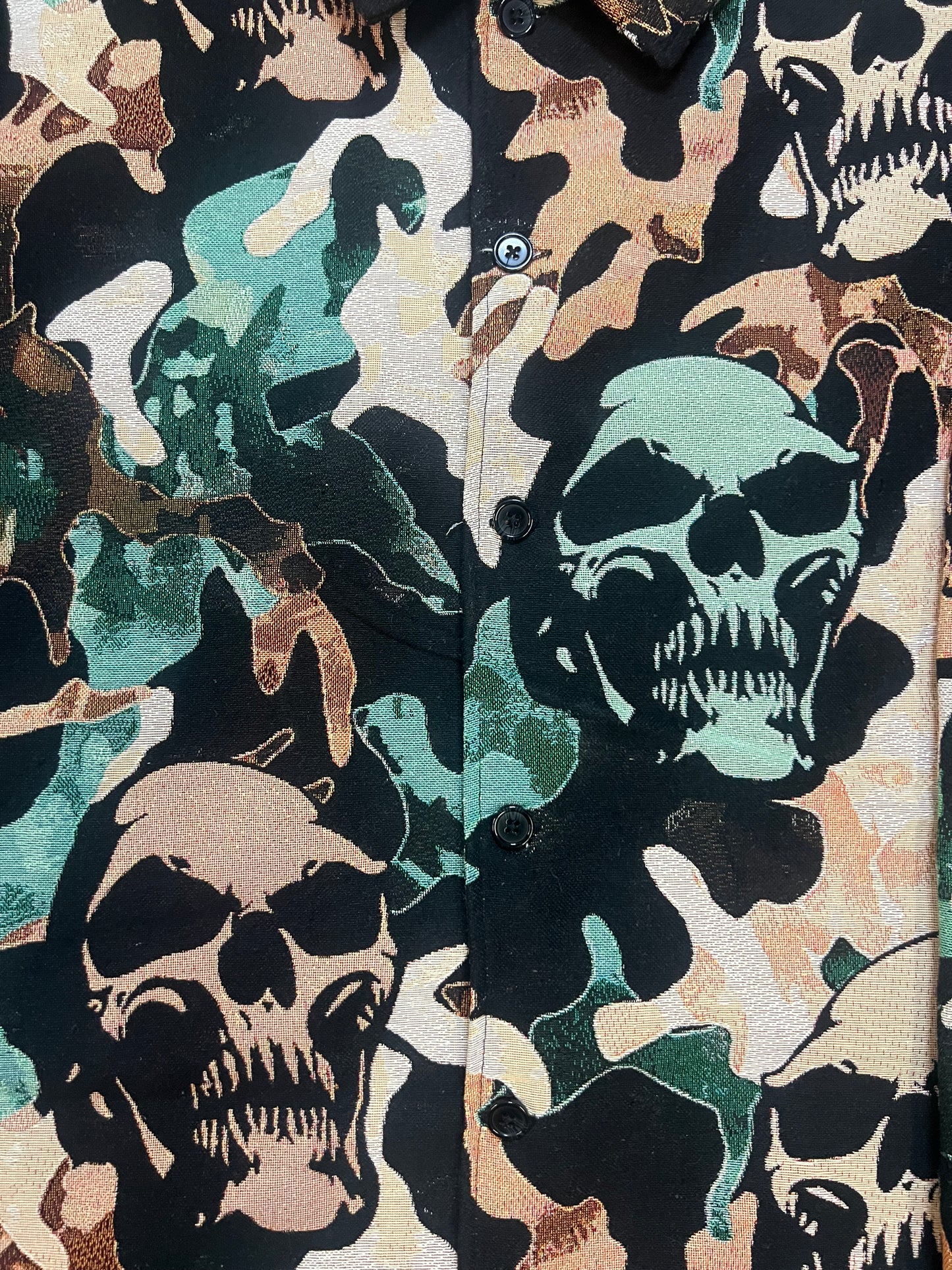 Rebel Vengeance skull tapestry jacket