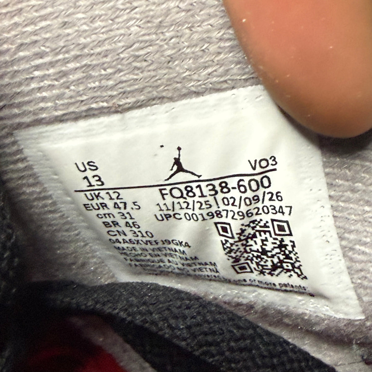 Jordan 4 Toro Bravo 13 Men “Preowned”