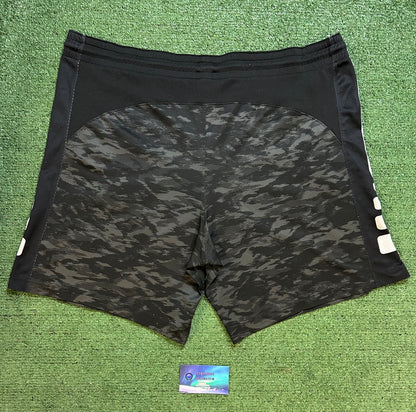Nike black camo elite shorts