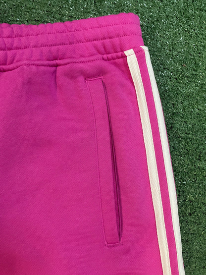 Adidas 3 stripe Fuchsia shorts