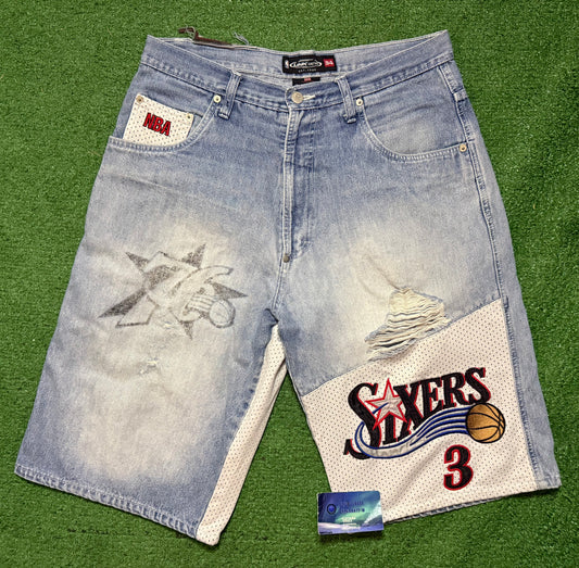 Vintage NBA Allen Iverson Jorts
