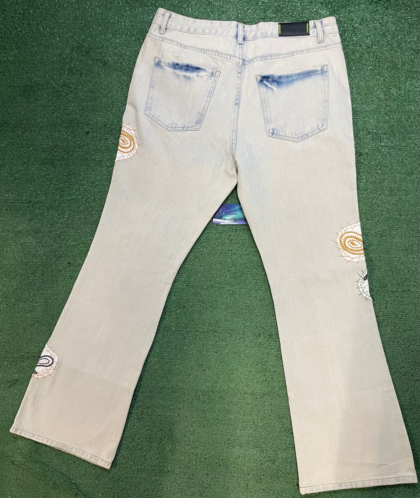 Eptm patchwork paisley denim