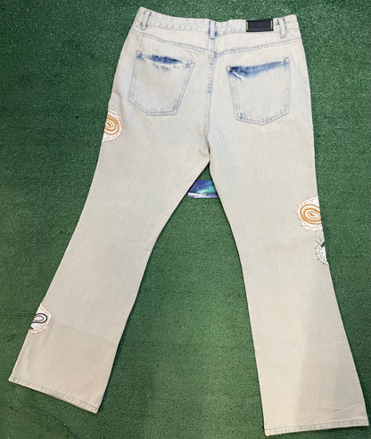 Eptm patchwork paisley denim