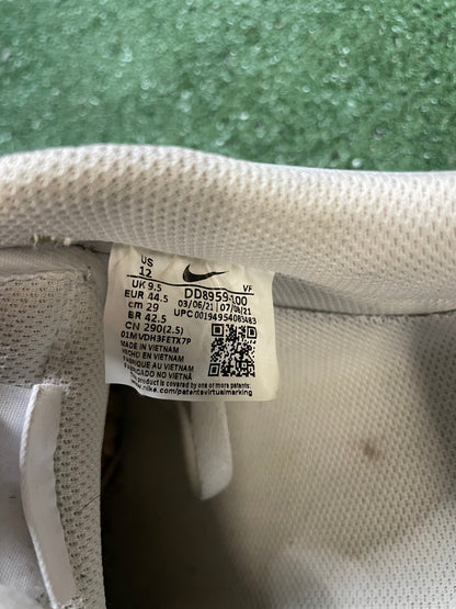 Nike Air Force 1 low triple white size 10.5men/12women
