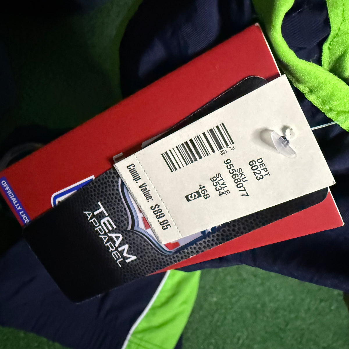 Seattle Seahawks Quarter Zip Pullover