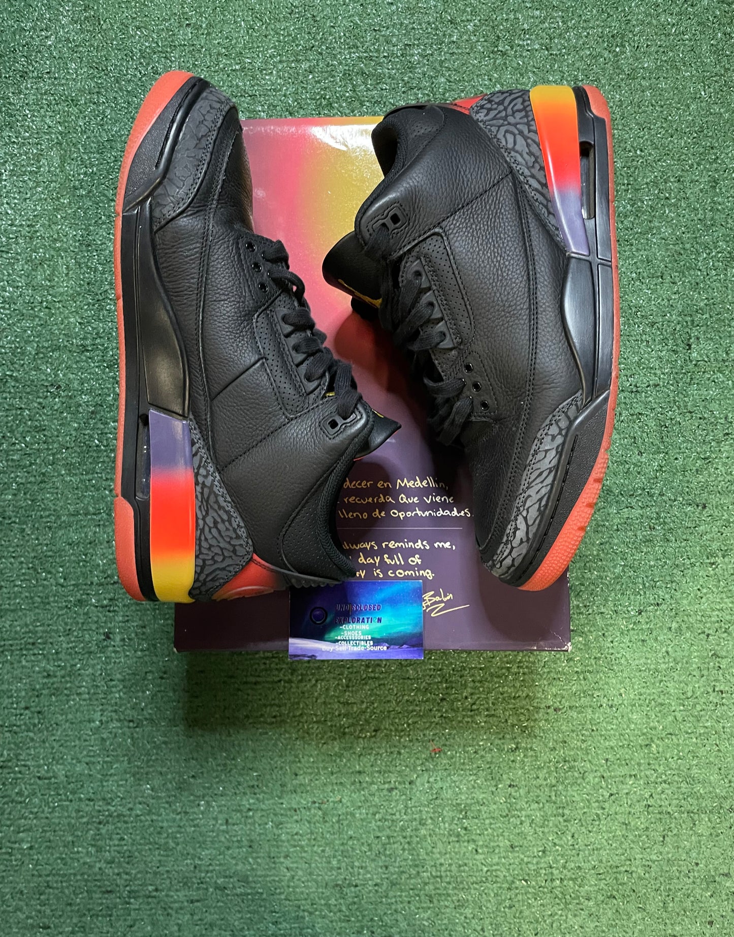 Air Jordan 3 J Balvin rio size 10.5men/12women