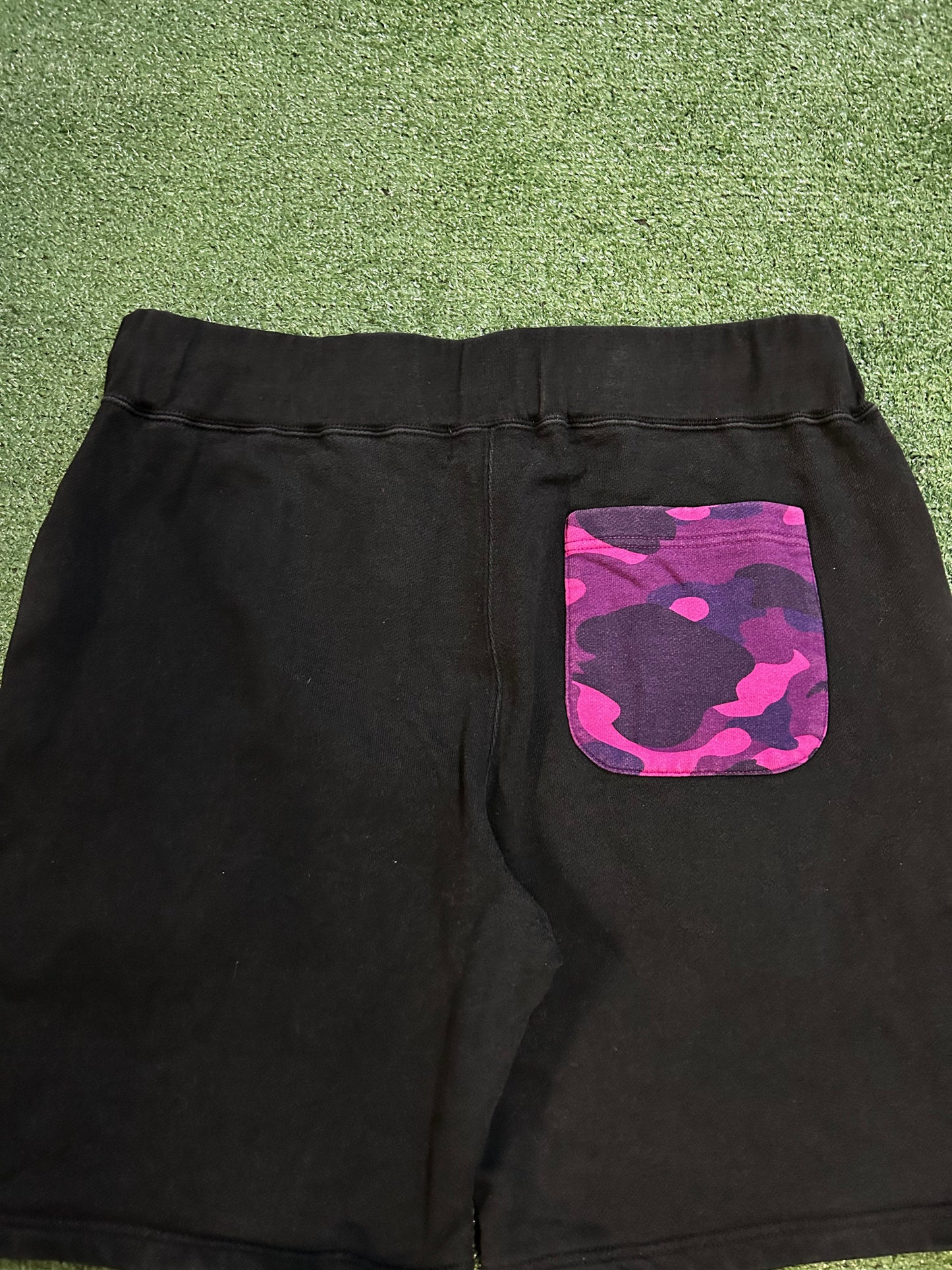 Bape Black shark shorts