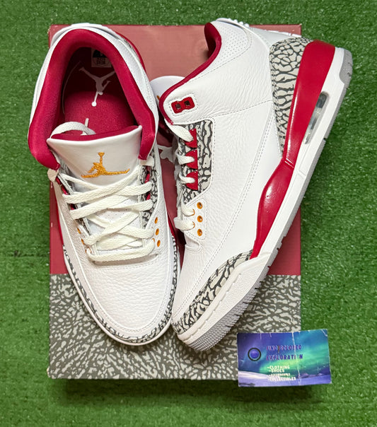Jordan 3 Cardinal Red