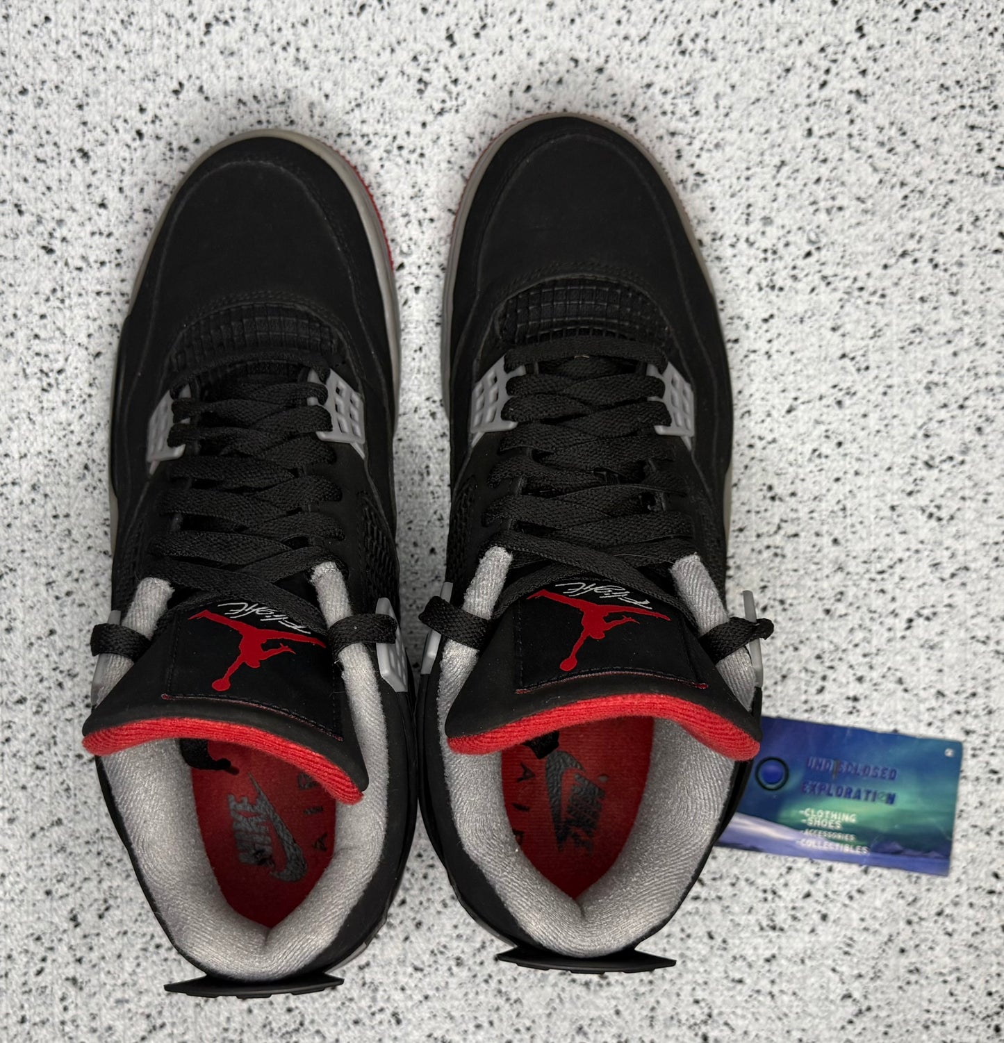 Jordan 4 Bred 2019 9 Men/10.5 Women “Preowned”