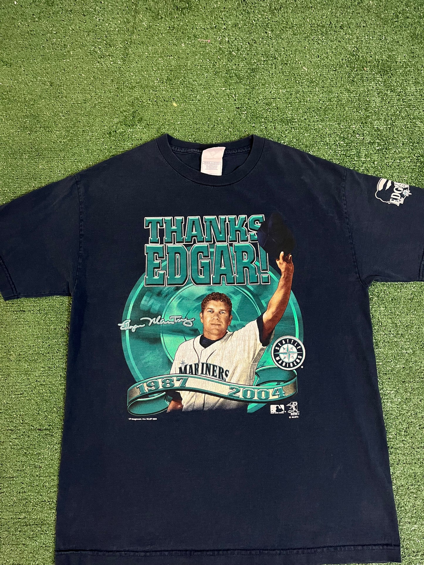 Vintage 2000s Seattle mariners Edgar Martinez  farewell tee