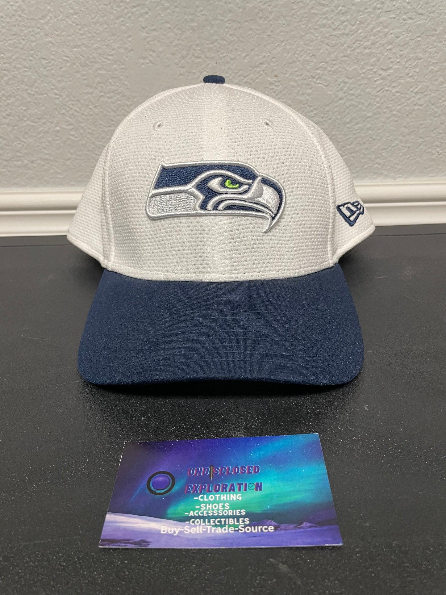 Seattle Seahawks blue and white hat
