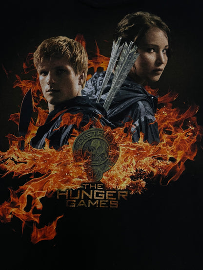 Vintage The Hunger Games movie promo tee