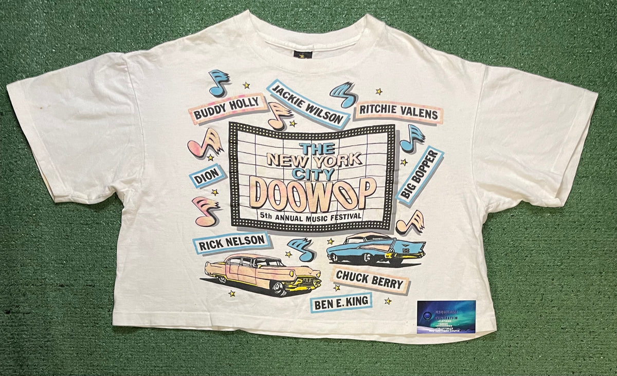 Vintage 1980s The New York City Doowop music festival tee