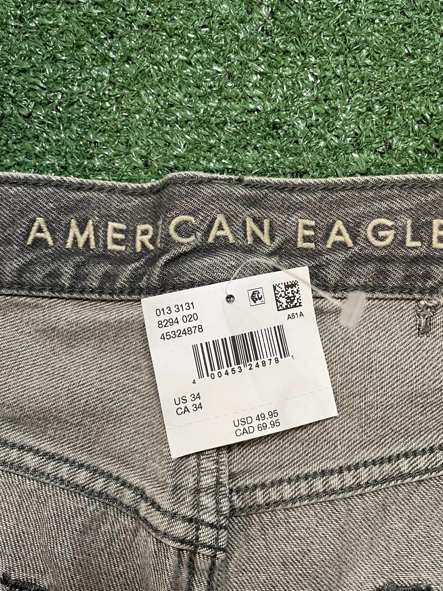 American Eagle grey Jean shorts