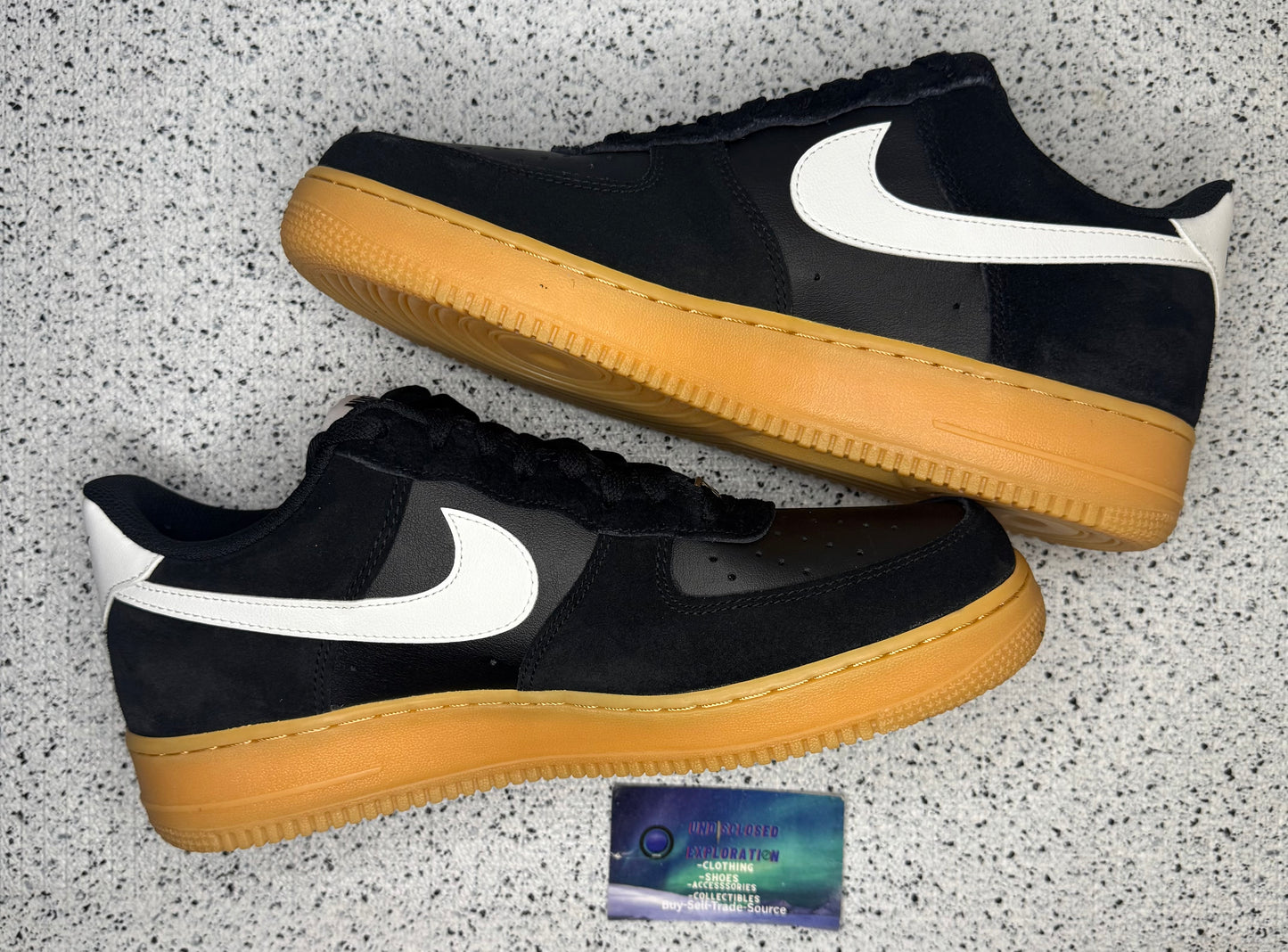 Nike Air Force 1 Gum Pack Black