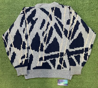 Vintage 1990s Le Tigre Abstract crewneck