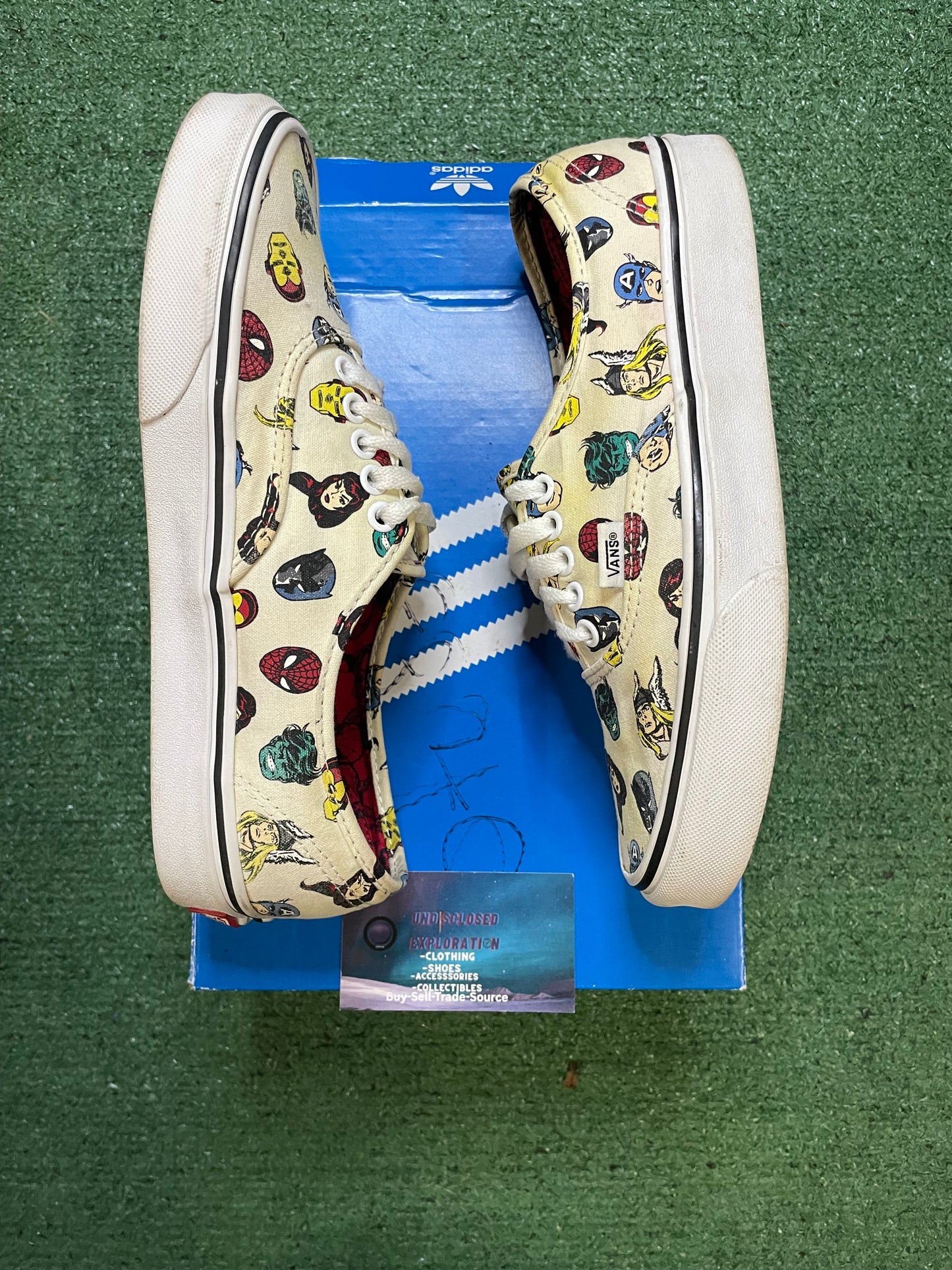 vans Authentic x Marvel Marvel Heads size 8men/9.5women