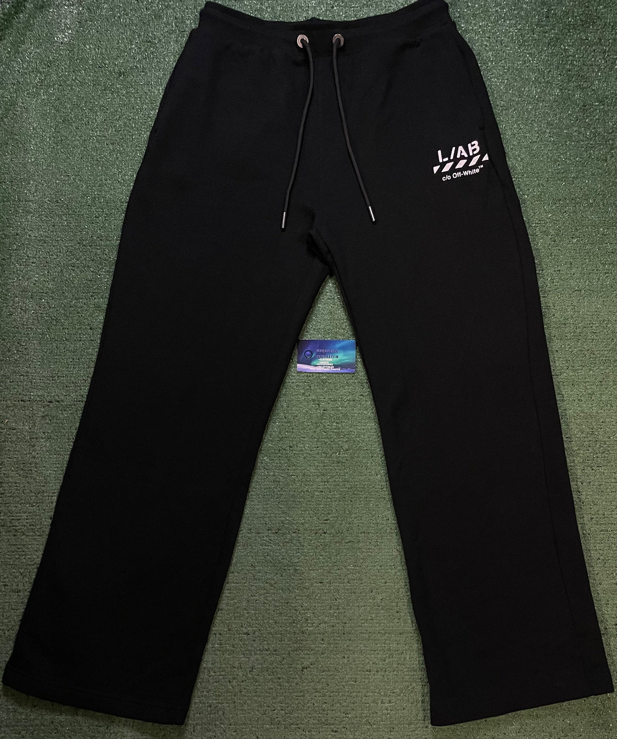 LAB co Off White Men's L/AB Core Diagonal sweatpants