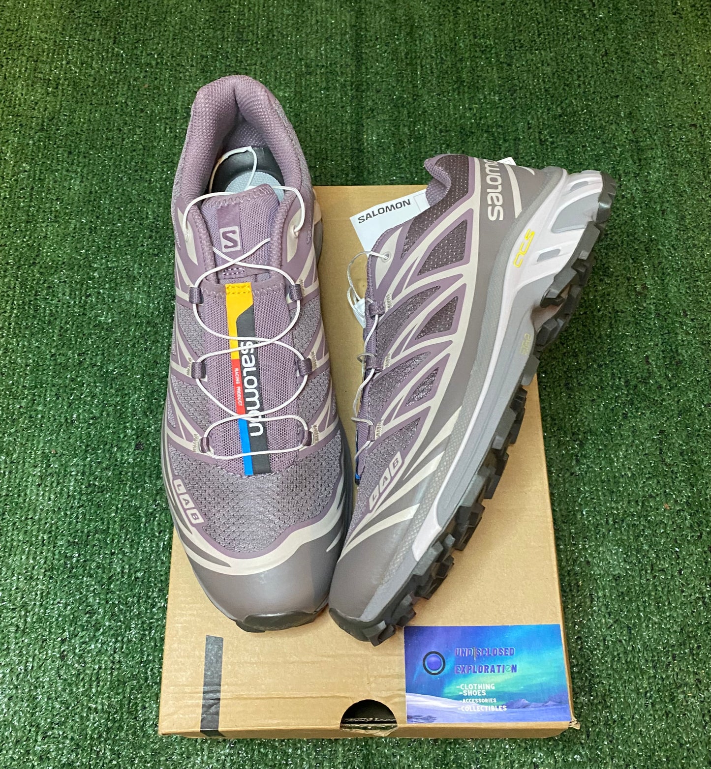 Salomon Xt-6 moonscape plum kitten