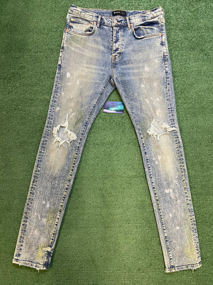 Purple Brand light blue vintage jeans